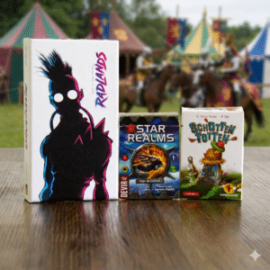 Kit para 2 - Duelo de Cavaleiros: Radlands, Star Realms e Schotten Totten