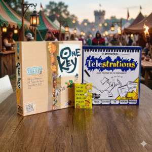 Kit Festivos - Festival da Colheita: Telestrations, One Key e Taco Gato